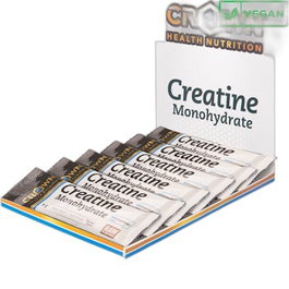 Crown Sport Nutrition Creatine Monohydrate Creavitalis - Monohidrato de Creatina en Polvo, 24 Sobres de 5g (120g Total)