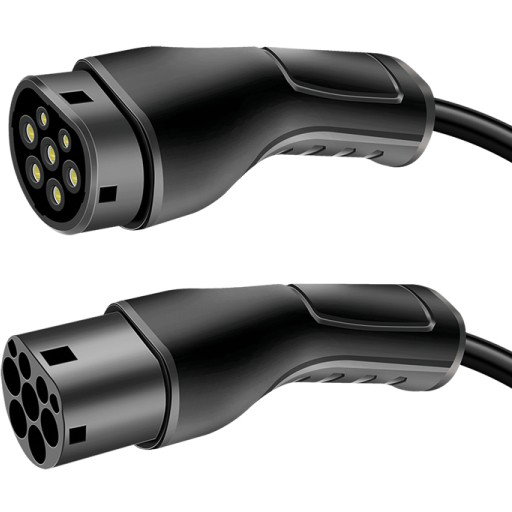 LogiLink Cable de carga para coche eléctrico Tipo 2 22kW 32A 10m Negro + Bolsa