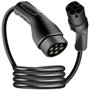 LogiLink Cable de carga para coche eléctrico Tipo 2 22kW 32A 10m Negro + Bolsa