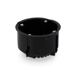 Solera 5625 Caja universal redonda 1 elemento para tabique hueco PVC Negro