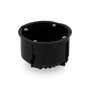 Solera 5625 Caja universal redonda 1 elemento para tabique hueco PVC Negro