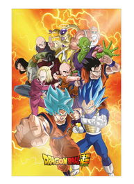 Sd Toys Póster 3D PVC 58x38 cm Dragon Ball Super - Universal Survival Heroes (Oficial)