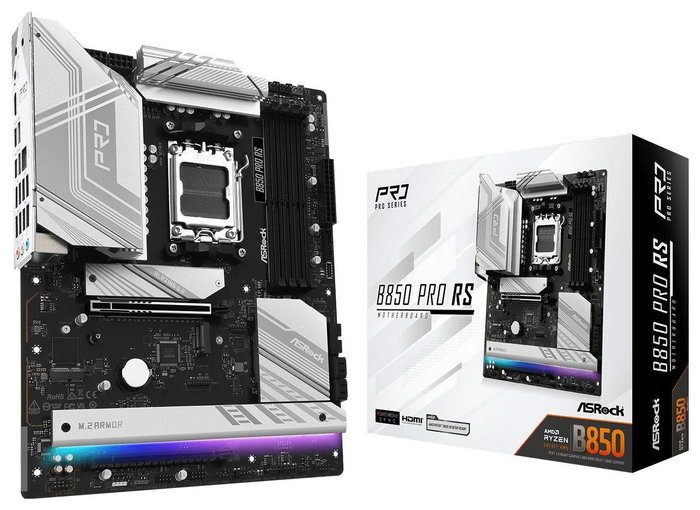 ASRock B850 Pro RS ATX AM5 DDR5 ASRock B850 Pro RS ATX AM5 DDR5