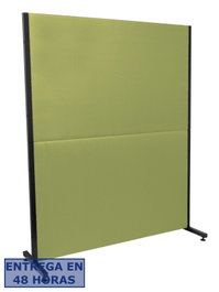 PIQUERAS Y CRESPO - Biombo oficina, ideal para espacios de trabajo, diseño fijo, perfecto para dividir áreas.