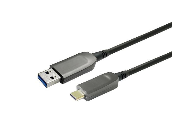 Vivolink Cable de Fibra Óptica USB-A a USB-C Macho/Macho 30m Compatible con Logitech Vivolink Cable de Fibra Óptica USB-A a USB-C Macho/Macho 30m Compatible con Logitech