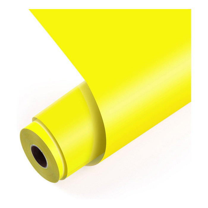 LOKLiK Europe Vinilo de Termotransferencia Liso Amarillo Mate 30,5 x 180 cm
