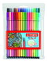 Stabilo Rotulador Pen 68 Estuche de 24 Colores Estándar + 6 Colores Neón