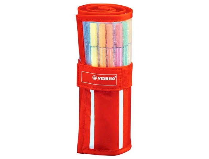 Stabilo Rotulador Pen 68 Acuarelable Estuche 24 Colores Estándar + 6 Colores Neón Trazo 1 mm