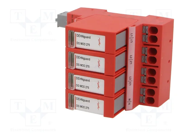 DEHN DG SMP TNS 275 FM Limitador de sobretensiones Tipo 2+3 20kA DEHN DG SMP TNS 275 FM Limitador de sobretensiones Tipo 2+3 20kA
