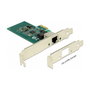 DeLOCK 89942 Tarjeta de Red Interna Gigabit LAN PCI Express x1 1x RJ45 con Controlador Intel I210 para Windows y Linux