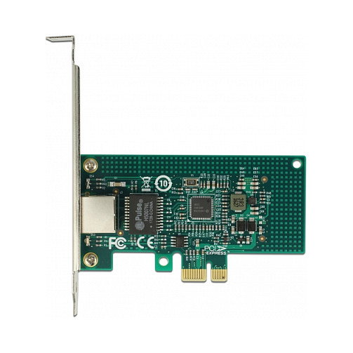 DeLOCK 89942 Tarjeta de Red Interna Gigabit LAN PCI Express x1 1x RJ45 con Controlador Intel I210 para Windows y Linux