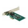 DeLOCK 89942 Tarjeta de Red Interna Gigabit LAN PCI Express x1 1x RJ45 con Controlador Intel I210 para Windows y Linux