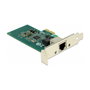 DeLOCK 89942 Tarjeta de Red Interna Gigabit LAN PCI Express x1 1x RJ45 con Controlador Intel I210 para Windows y Linux
