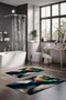Mijölnir CT-5012 Juego de Alfombrillas de Baño 2 Piezas Poliéster Antideslizante Antibacteriano Lavable a Máquina 40x60cm 60x100cm