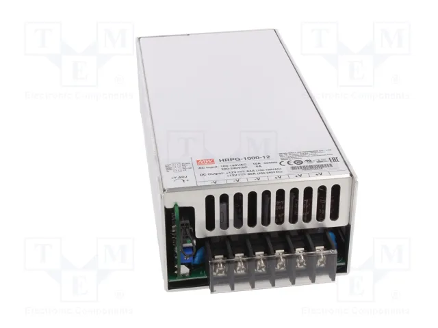 MEAN WELL HRPG-1000-12 Fuente de alimentación de impulso 960W 12V 80A MEAN WELL HRPG-1000-12 Fuente de alimentación de impulso 960W 12V 80A