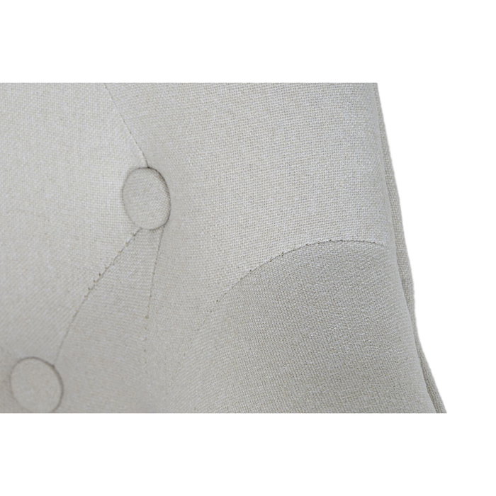 DKD Home Decor Sillón de Poliéster y Metal Beige DKD Home Decor Sillón de Poliéster y Metal Beige