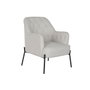 DKD Home Decor Sillón de Poliéster y Metal Beige