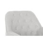 DKD Home Decor Sillón de Poliéster y Metal Beige