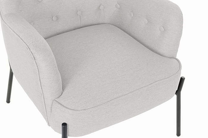 DKD Home Decor Sillón Beige y Negro 73 x 79.5 x 65 cm Poliester Metal