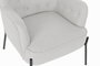 DKD Home Decor Sillón Beige y Negro 73 x 79.5 x 65 cm Poliester Metal