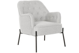 DKD Home Decor Sillón Beige y Negro 73 x 79.5 x 65 cm Poliester Metal