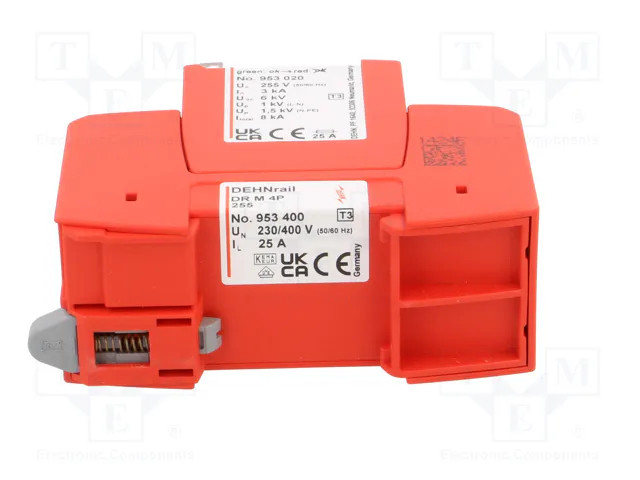 DEHN Limitador de sobretensiones Tipo 3 3kA para raíl DIN DEHN Limitador de sobretensiones Tipo 3 3kA para raíl DIN