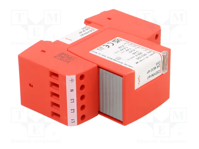 DEHN Limitador de sobretensiones Tipo 3 3kA para raíl DIN DEHN Limitador de sobretensiones Tipo 3 3kA para raíl DIN