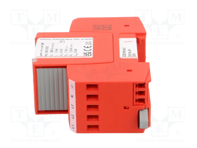 DEHN Limitador de sobretensiones Tipo 3 3kA para raíl DIN DEHN Limitador de sobretensiones Tipo 3 3kA para raíl DIN