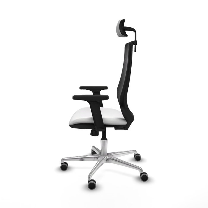 PIQUERAS Y CRESPO Silla de oficina Mardos con mecanismo Sincro, Blanco y Negro PIQUERAS Y CRESPO Silla de oficina Mardos con mecanismo Sincro, Blanco y Negro