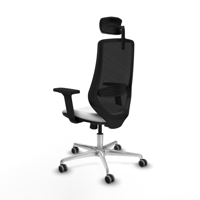 PIQUERAS Y CRESPO Silla de oficina Mardos con mecanismo Sincro, Blanco y Negro PIQUERAS Y CRESPO Silla de oficina Mardos con mecanismo Sincro, Blanco y Negro