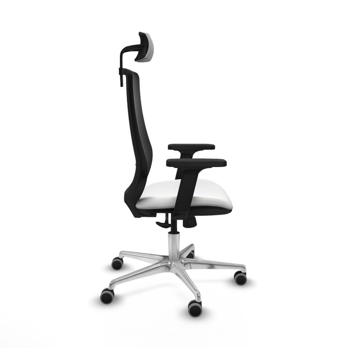 PIQUERAS Y CRESPO Silla de oficina Mardos con mecanismo Sincro, Blanco y Negro PIQUERAS Y CRESPO Silla de oficina Mardos con mecanismo Sincro, Blanco y Negro