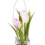 Ixia Planta Tulipán Rosa Artificial 7 x 7 x 18 cm