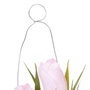Ixia Planta Tulipán Rosa Artificial 7 x 7 x 18 cm