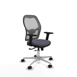 PIQUERAS Y CRESPO Silla de oficina Jorquera con mecanismo Sincro/Traslack en Gris