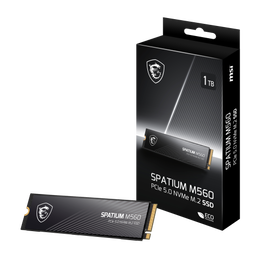 MSI Spatium M560 M.2 2280 SSD 1 TB PCIe Gen5 x4 NVMe