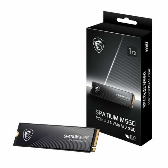 MSI Spatium M560 M.2 2280 SSD 1 TB PCIe Gen5 x4 NVMe