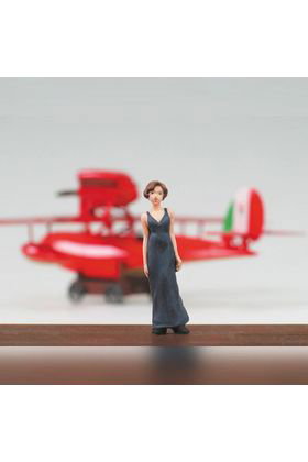 Savoia S.21F Version 2 Seaplane Model Kit & Gina Figura Porco Rosso Studio Ghibli 1/48 Scale