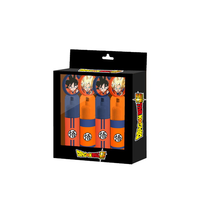 KARACTERMANIA Pack de 4 Marcadores Dragon Ball Multicolor KARACTERMANIA Pack de 4 Marcadores Dragon Ball Multicolor