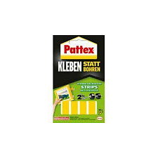 Pattex 9H PXMS1 Cintas adhesivas amarillas no permanentes, 10 unidades