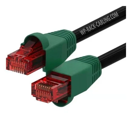 Wp european cabling solution Cable de red Cat. 6 U-UTP 1m Negro