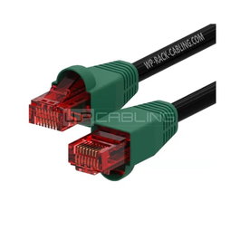 Wp european cabling solution Cable de red Cat. 6 U-UTP 1m Negro