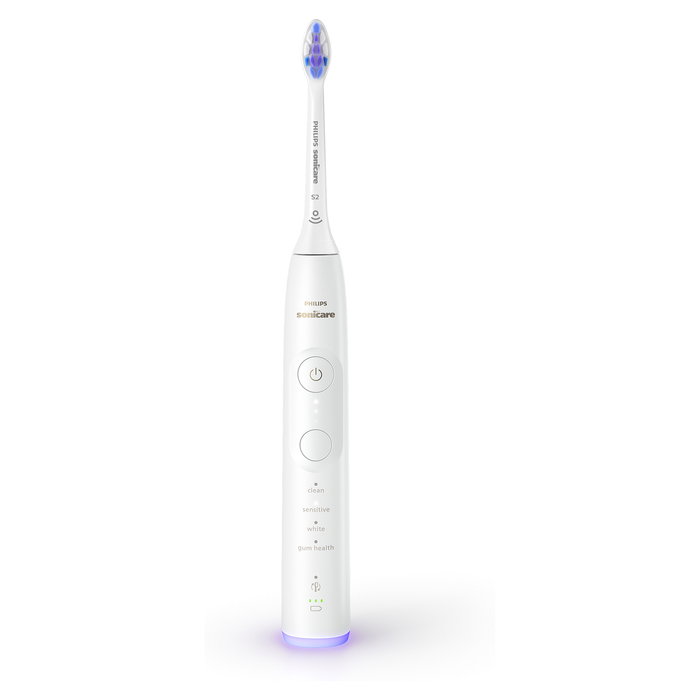 Philips Sonicare 7100 HX7429/02 - Cepillo dental sónico recargable Duo-Pack Negro/Blanco, 4 modos, 62000 movimientos/min, Bluetooth, 2 mangos + 2 cabezales