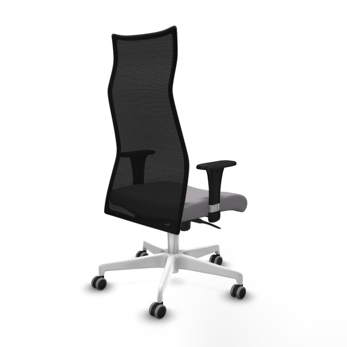 PIQUERAS Y CRESPO Sillón Albacete Gris y Negro con Mecanismo Sincro PIQUERAS Y CRESPO Sillón Albacete Gris y Negro con Mecanismo Sincro