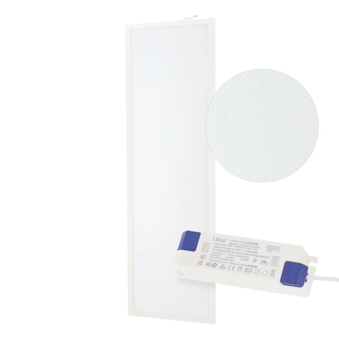 Panel LED 120x30cm 50W 5000Lm 6000ºK UGR17 Lifud Blanco Frío