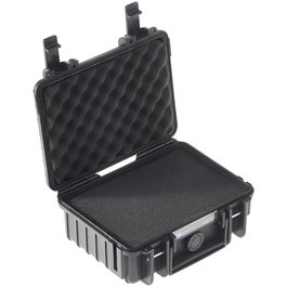 B&W outdoor.case Type 500 negro con inserto de espuma precortada
