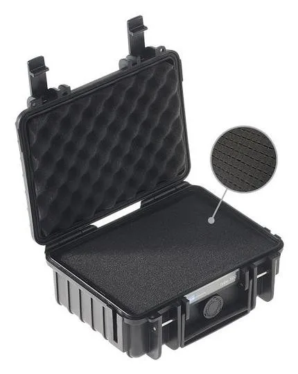 B&W Outdoor Case Type 500 Black con espuma precortada