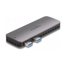 DeLOCK Carcasa USB 3.2 Gen 2 para PlayStation 5 con ranura M.2 NVMe