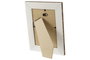 DKD Home Decor Marco de Fotos 10x15 Scandi Natural Beige Estilo Nórdico para Fotos 10x15 cm, Material PS y Cristal, Pack 4 Unidades