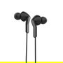 Muvit Auriculares E57 Negro con Micrófono y Diseño Ergonómico, Ecológicos, Certificación FSC y GRS