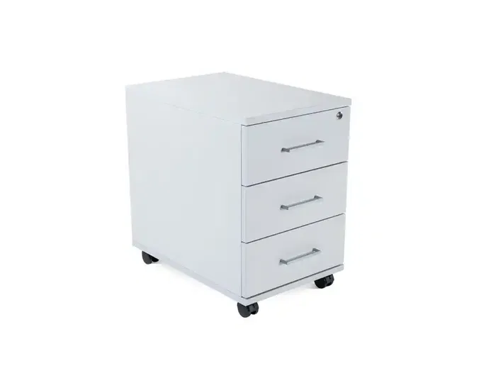 Rocada Cajonera 3 Cajones 58x40x59,5 cm Gris/Grís AB02